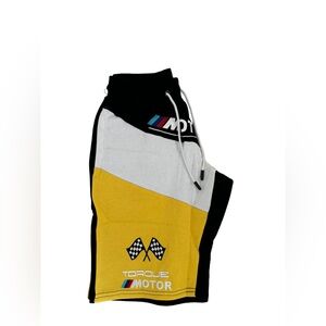 Krisp NYC motor sports medium short shorts
